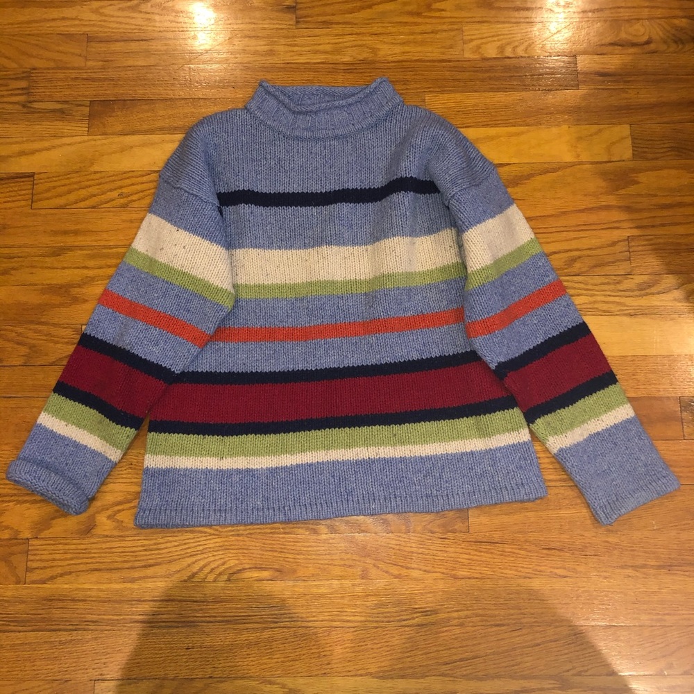 Irelandseye Wool Sweater (90% wool/10% silk) Small